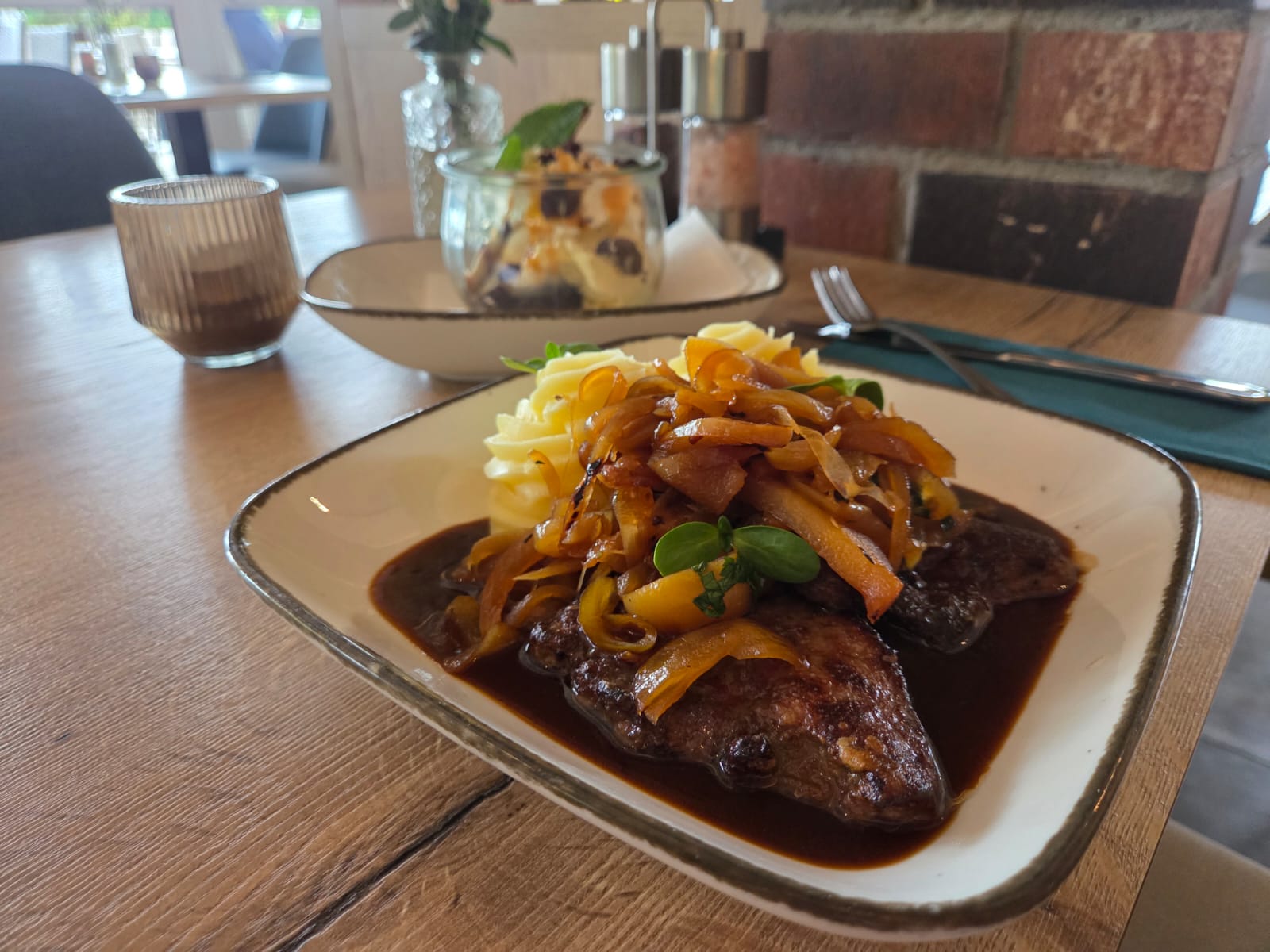 lecker Kalbsleber...